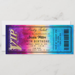 Invitation de billets Golden Party