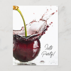 Invitation de Black Cherry Party