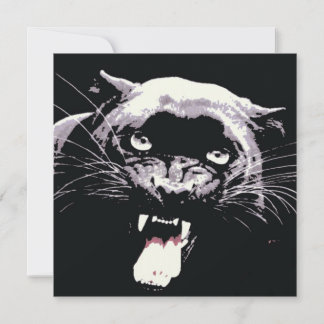 Invitation de Black Jaguar Panther