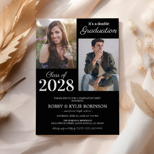 Invitation de Black Joint Graduation Party
