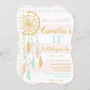 Invitation de Boho Dream Catcher