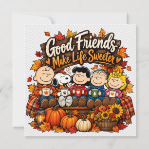 Invitation De bons amis rendent la vie plus douce !