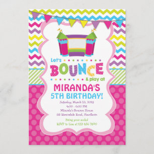 Invitation de Bounce House / Invitation de la Mais