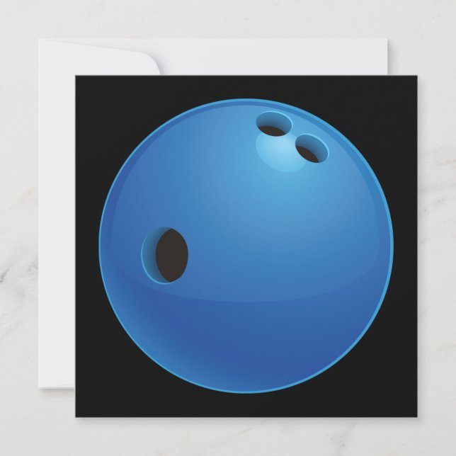 Invitation de Bowling Ball (Devant)