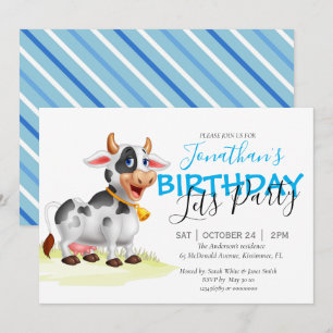 Invitation de Boy Cow
