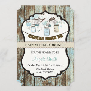 Invitation de brunch de baby shower