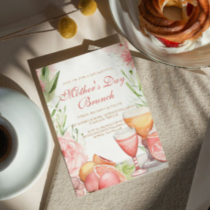 Invitation de Brunch de la Fête des Mères moderne 