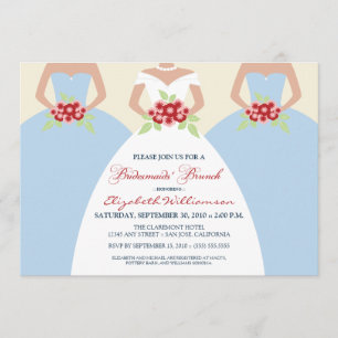 Invitation de Brunch de la mariée et de la servant