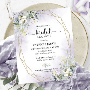 Invitation de brunch de mariage économique au euca