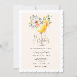 Invitation de Brunch et de Bubbly