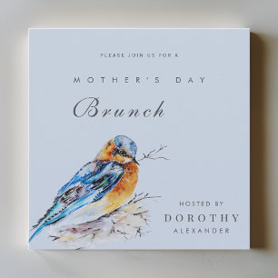 Invitation de brunch pour la fête des mères au mer
