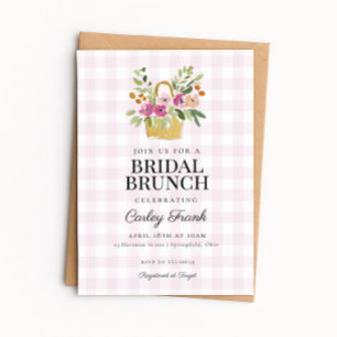 Invitation de brunch pour une douche de mariée ave