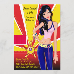 Invitation de Brunette Cutie