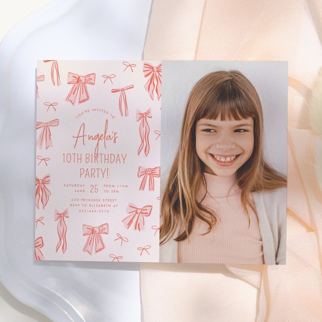 Invitation de budget anniversaire fille arc-en-cie (Créateur téléchargé)