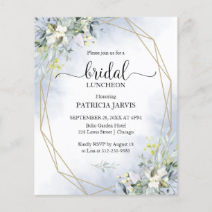 Invitation de budget de déjeuner de mariage au euc