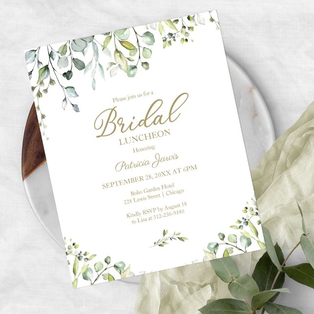 Invitation de budget de déjeuner de mariage avec v (Créateur téléchargé)