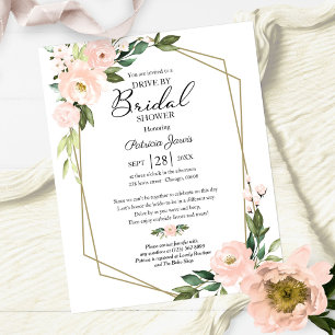Invitation de budget de douche de mariée par Flora