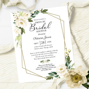 Invitation de budget de douche de mariée par Flora