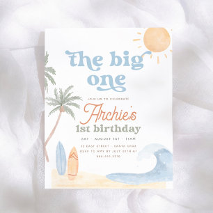 Invitation de budget pour le 1er anniversaire The 