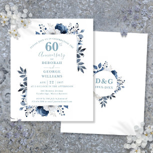 Invitation de budget pour les 60 ans d'anniversair