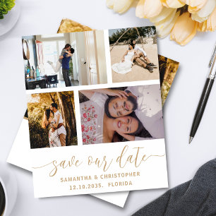 Invitation de budget pour sauver notre date photo