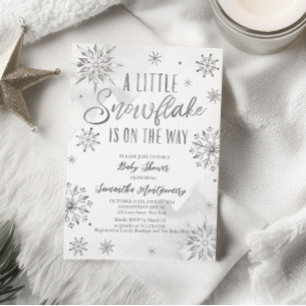 Invitation de budget pour une baby shower 'Un peti