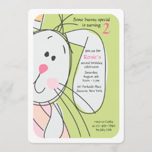 Invitation de Bunny Hide-and-Seek