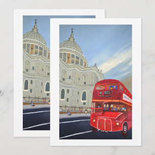 Invitation de bus de Londres 