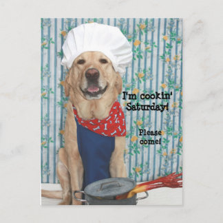 Invitation de carte postale BBQ personnalisable