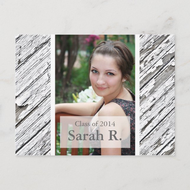 Invitation de carte postale d'obtention du diplôme (Devant)