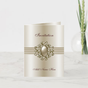 Invitation de carte Toutes les occasions Elégant P