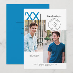 Invitation de Casquette contemporain