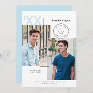 Invitation de Casquette contemporain