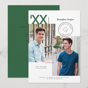 Invitation de Casquette contemporain