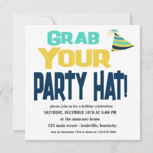 Invitation de Casquette de votre parti