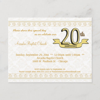 Invitation de célébration d'anniversaire de