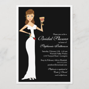 Invitation de célébration de Fête de la mariée de