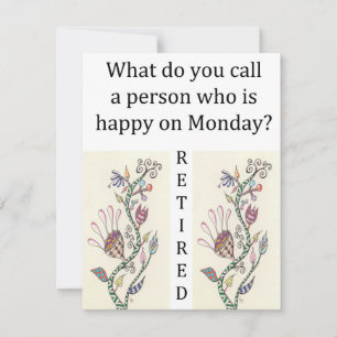 Invitation de célébration de retraite