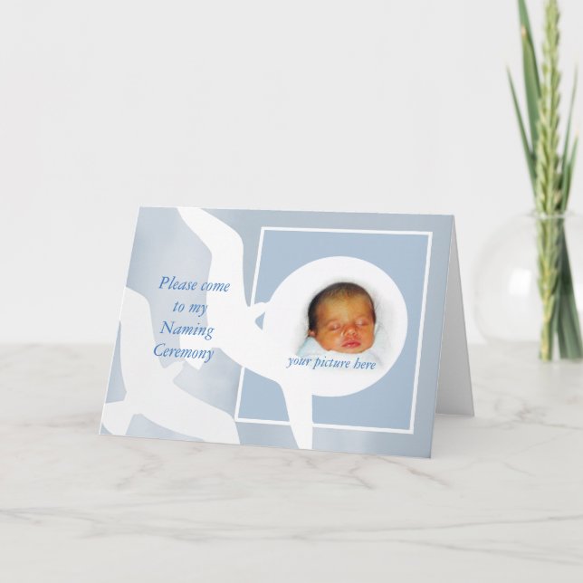 Invitation de cérémonie de nom, carte personnalisé (Devant)