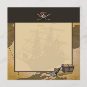 Invitation de chasse à trésor