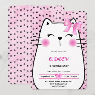 Invitation de chaton