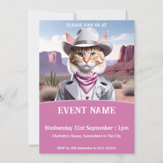Invitation de chats Sheriff