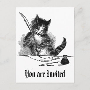 Invitation de chats Vintages