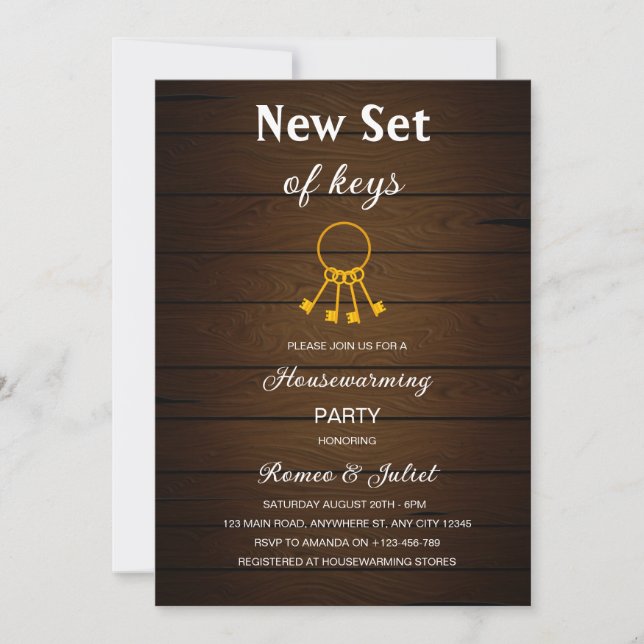 Invitation de Chauffage à Domicile Nouveau Jeu de  (Devant)