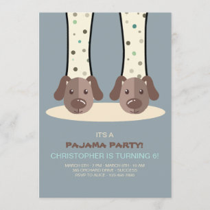 Invitation de Chaussons de marionnettes de la part