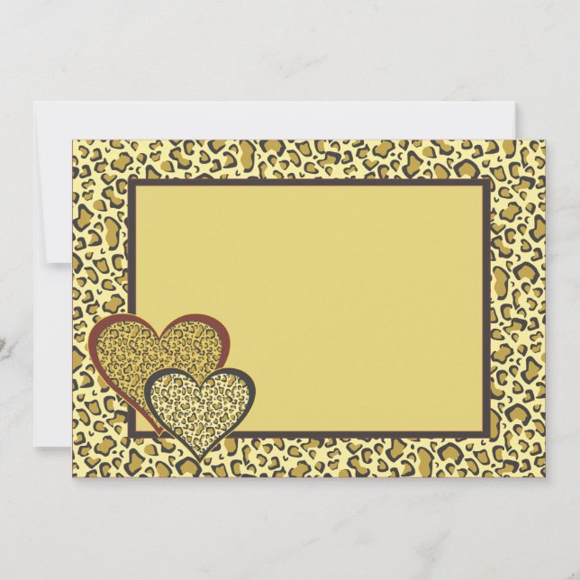 Invitation de Cheetah (Devant)