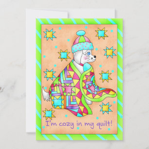 Invitation de chien de garde de surface personnali