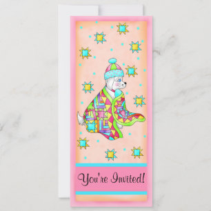 Invitation de chien de garde de surface personnali