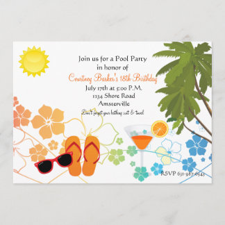 Invitation de Chillin d'été
