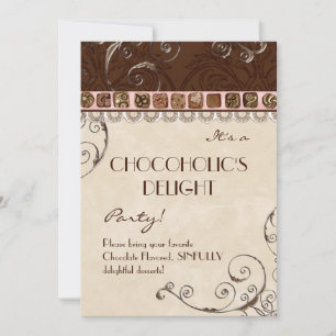 Invitation de Chocoholic's Delight Party
